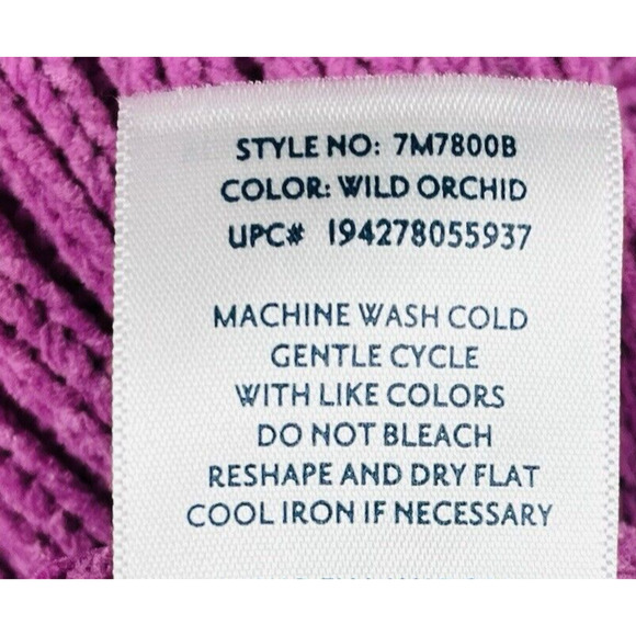 Seven7 Womens Size Small Textured Chenille Sweater Pink New - Picture 5 of 7